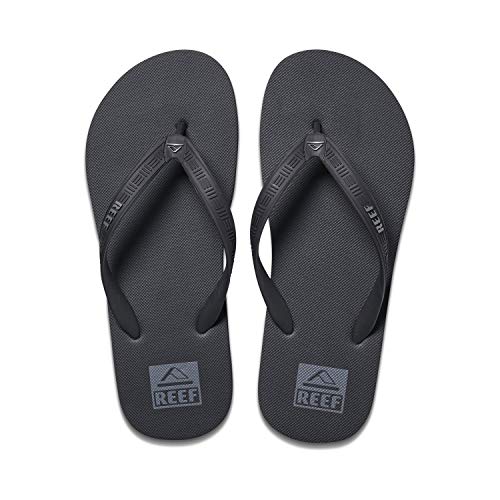 Reef Herren Seaside Flipflop, Black, 43 EU von Reef