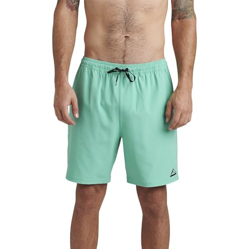 Reef Herren-Shorts, 43,2 cm, elastischer Taillenbund, Jackson/Electric Green, Groß von Reef