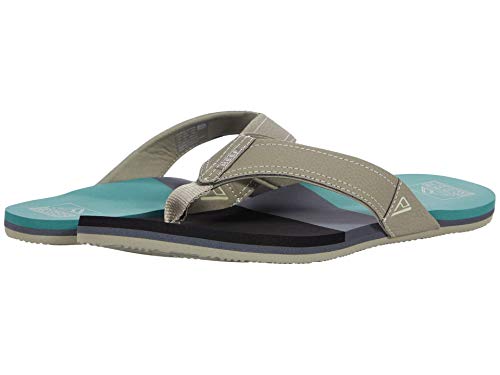 Reef Herren TRI Newport Flipflop, Black/Green, 40 EU von Reef