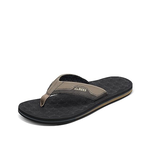 Reef Herren The Ripper Flipflop, Black/TAN, 39 EU von Reef