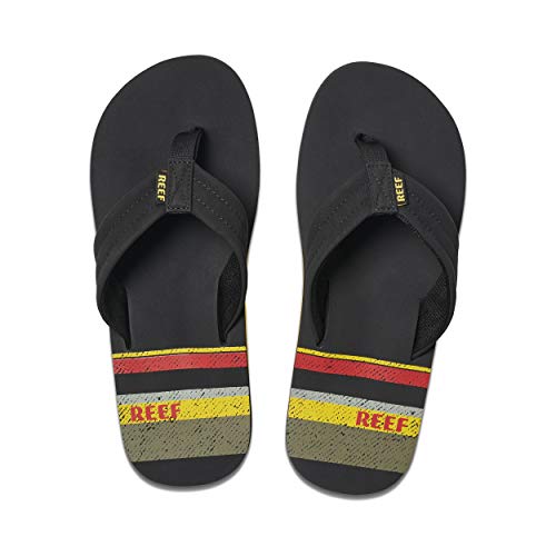 Reef Herren Waters Flipflop, Mehrfarbig Black Stripes Bsp, 37.5 EU von Reef