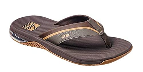 Reef Herren Anker Flipflop, Brauner Gummi, 44 EU von Reef