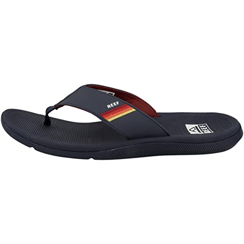 Reef Zehentrenner Sandale Santa Ana Grey/Ocean Sunset EU 42 (man) von Reef