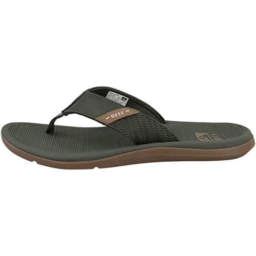 Reef Zehentrenner Sandale Santa An a Olive/Gum EU 45 (man) von Reef