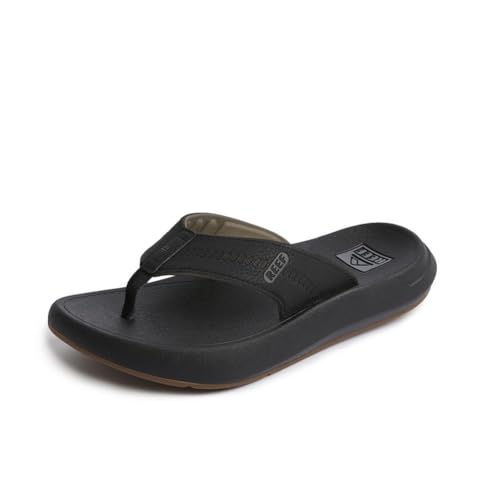 Reef Herren Swellsole Cruiser Flipflop, Black/Grey, 40 EU von Reef