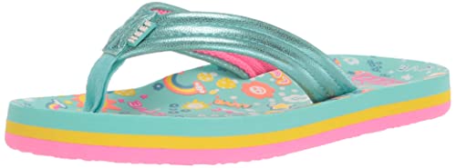 Reef Kids Ahi Flipflop, Love Rainbow, 36 EU von Reef