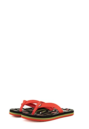 Reef Kids Ahi Flipflop, Red Board, 32 EU von Reef