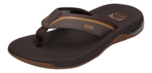 Reef Men's Anchor Sandal, Brown/Gum, 8 von Reef