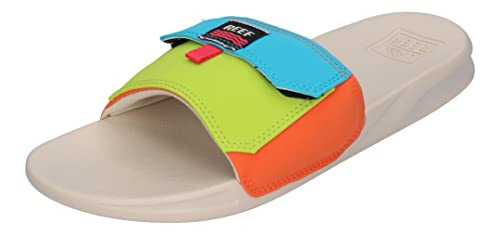 Reef Men's Sandals, Stash Slide, Carrot Top, 10 von Reef