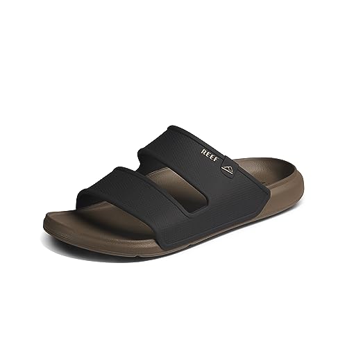 REEF Oasis Double Up Men's Water Friendly Sandals Fossil/Black - 12 Medium von Reef