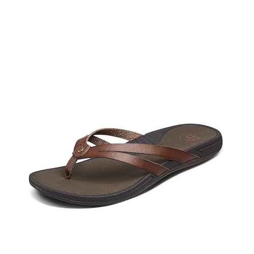 Reef Pacific Joy Damen-Sandalen, Rost, 9 von Reef