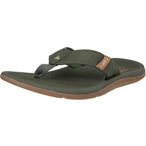 Reef Santa Ana Flip Flops Sandalen (olive/gum, 45) von Reef