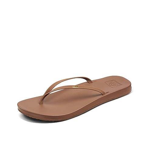 Reef Slim Damen-Flip-Flops, superleicht, ultraweiches gepolstertes Fußbett, Espresso, 42.5 EU von Reef
