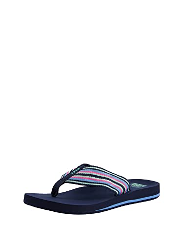 Reef Damen Spring Woven Flipflop, Peacoat Stripe, 38.5 EU von Reef