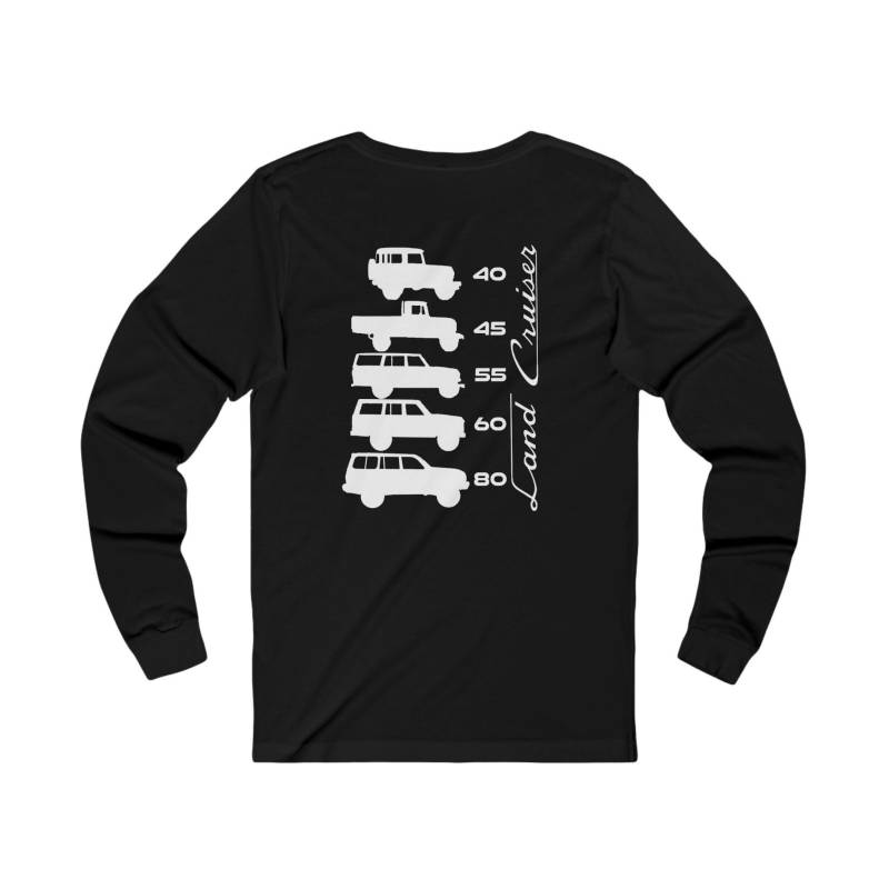 Teq Land Cruiser Generationen 2 Seite Langarm Herren Unisex Hemd - Reefmonkey von Reefmonkey