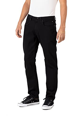 Reell Nova 2 Black 31/32 Hose für Männer, Herrenjeans, Tapered Fit von Reell