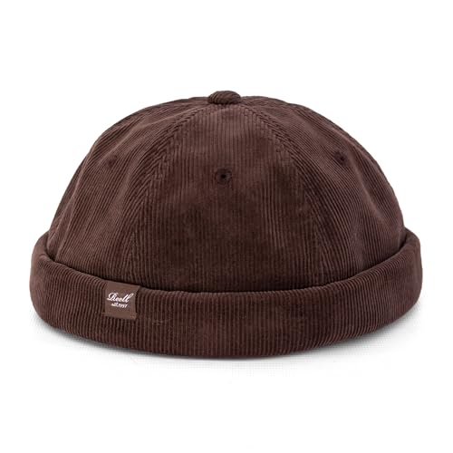 Reell Docker Cap Dark Brown Cord von Reell