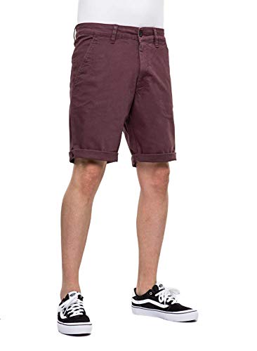 Reell Flex Grip Chino Short, Aubergine 28 Artikel-Nr.1203-005 - 01-001 von Reell