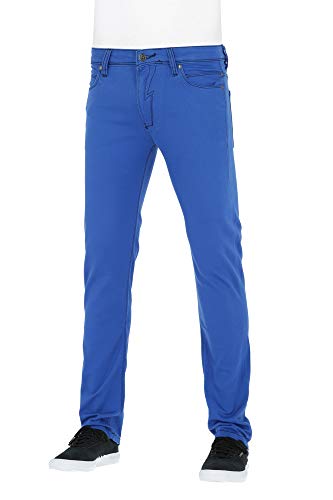 Reell Jeans Pants Men Skin Slim Fit, Cobalt Blue 30/30 Artikel-Nr.1100-1001 von Reell