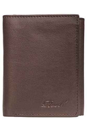 Reell Mini Trifold Wallet, Leder Geldtasche, Geldbörse, Portemonnaie von Reell