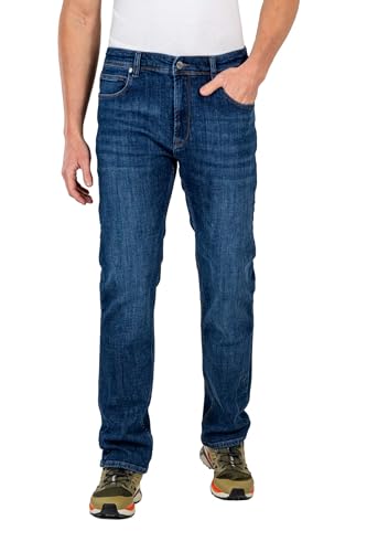 Reell Nova 2 Dark Blue Vintage 32/32, Hose für Männer, Herrenjeans, Tapered Fit von Reell