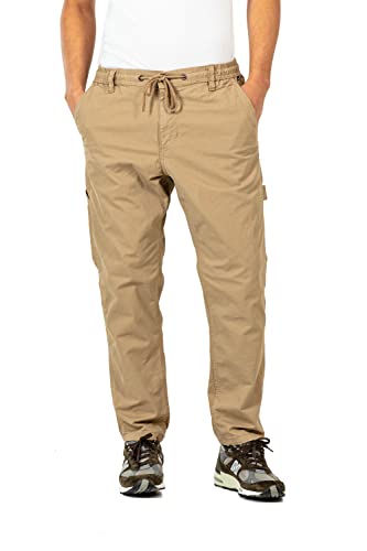 Reell Reflex Easy Worker LC, Hose für Männer, Herrenhose mit Bund (M Normal, Dark Sand) von Reell