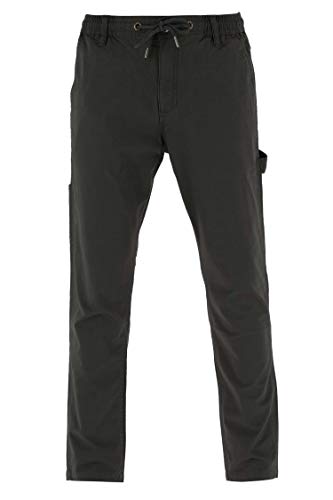 Reell Reflex Easy Worker LC, Hose für Männer, Herrenhose mit Bund (S Long, Black) von Reell