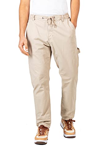 Reell Reflex Easy Worker LC, Hose für Männer, Herrenhose mit Bund (S Normal, Beige) von Reell