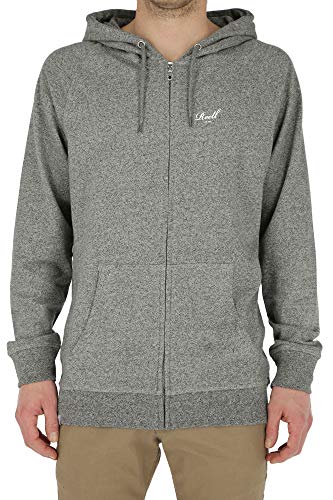 Reell Small Logo Zip-Hoodie, Grey Melange M Artikel-Nr.1305-012 - 03-018 von Reell