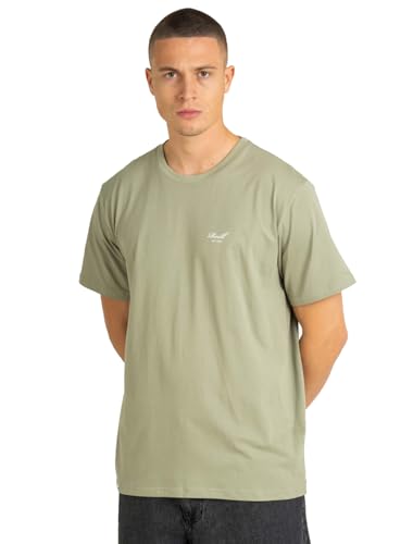 Reell Staple Logo T-Shirt Green Fog M von Reell