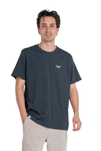 Reell Staple Logo T-Shirt Sea Blue XL von Reell
