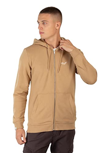 Reell Staple Terry Zip Hoodie Tan Brown L von Reell