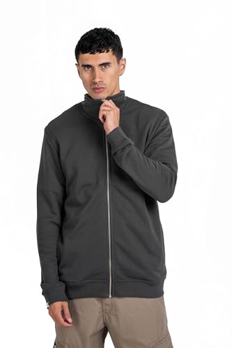 Reell Staple Zip Sweatshirt Vulcan Grey L von Reell