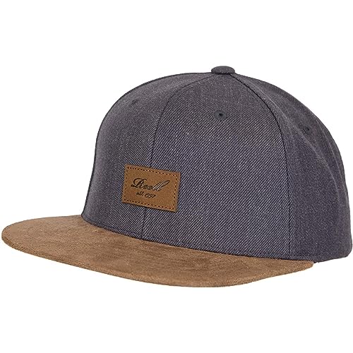 Reell Suede Snapback Cap (OS, Heather Charcoal) von Reell