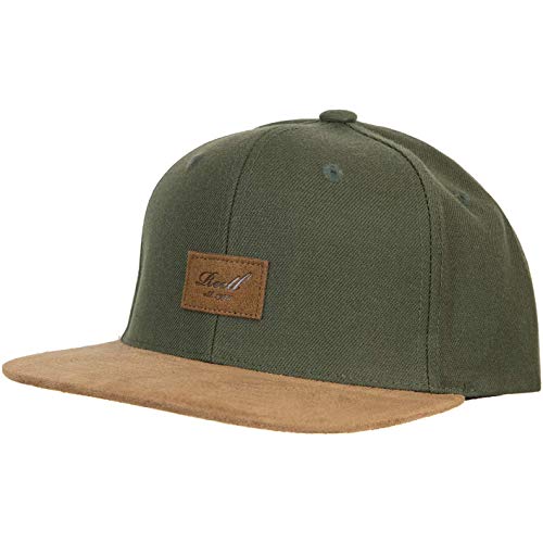 Reell Suede Snapback Cap (one Size, Dark Olive) von Reell