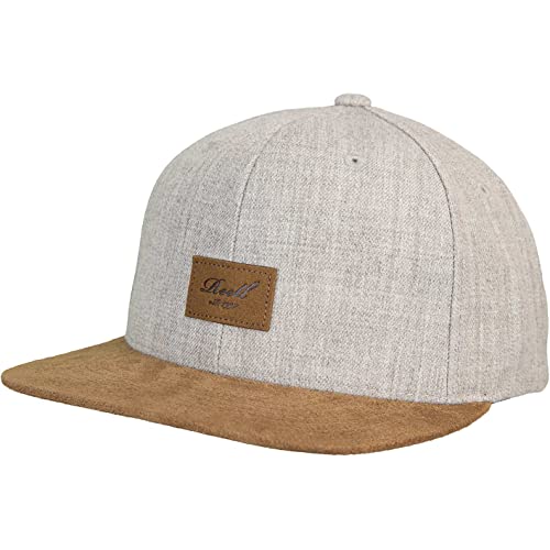 Reell Suede Snapback Cap (one Size, Heather Light Grey) von Reell