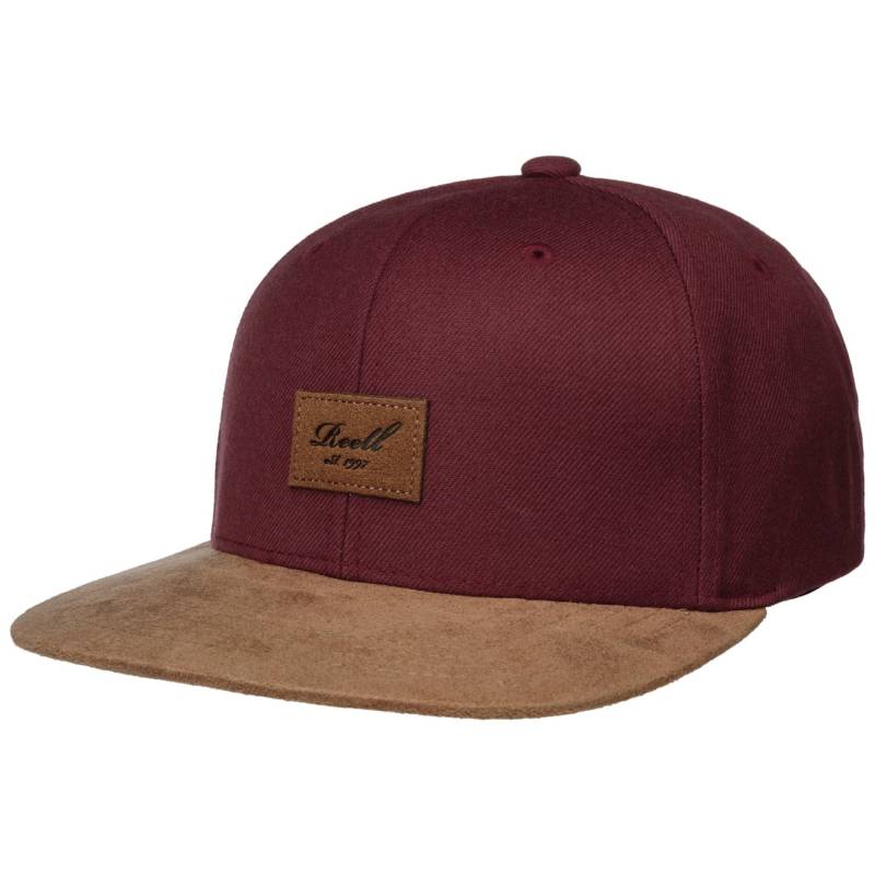 Suede 6 Panel Classic Snapback Cap by Reell von Reell