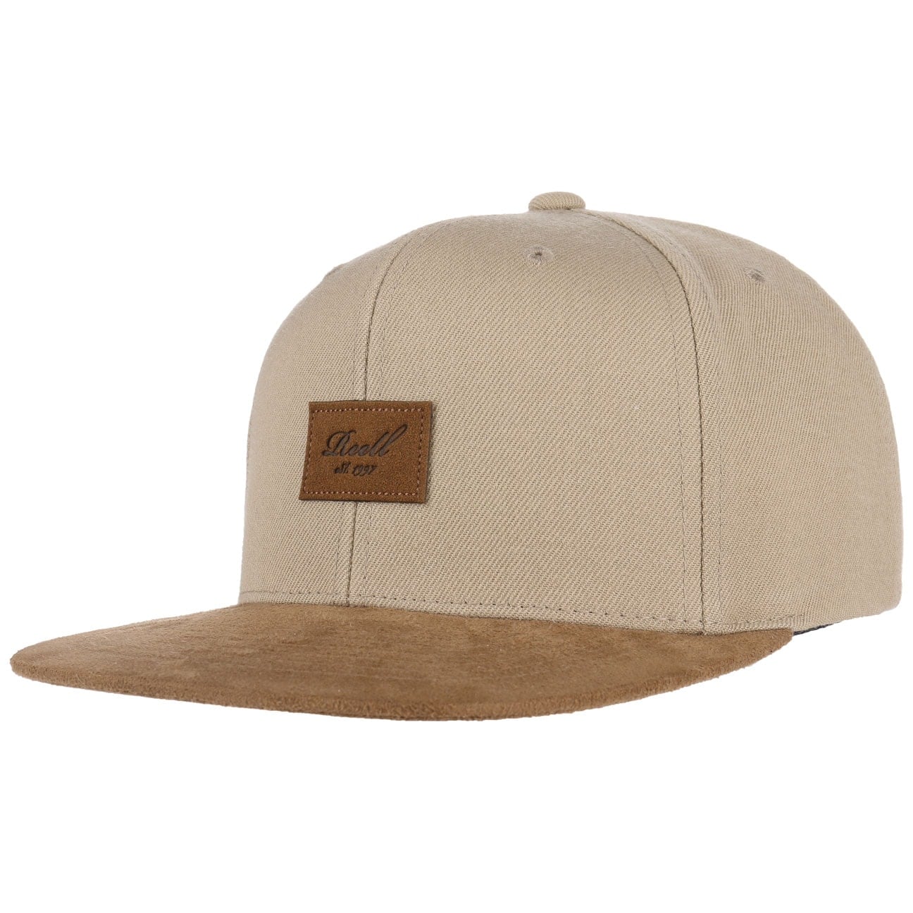 Suede 6 Panel Snapback Cap by Reell von Reell