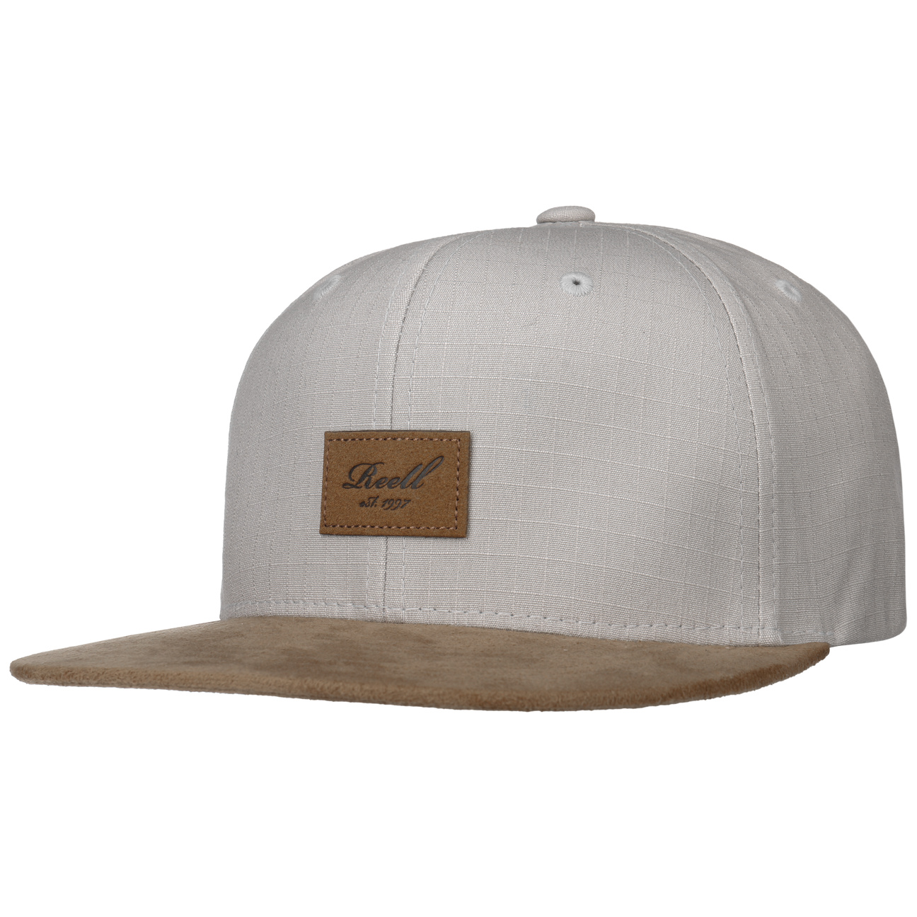 Suede 6 Panel Snapback Cap by Reell von Reell