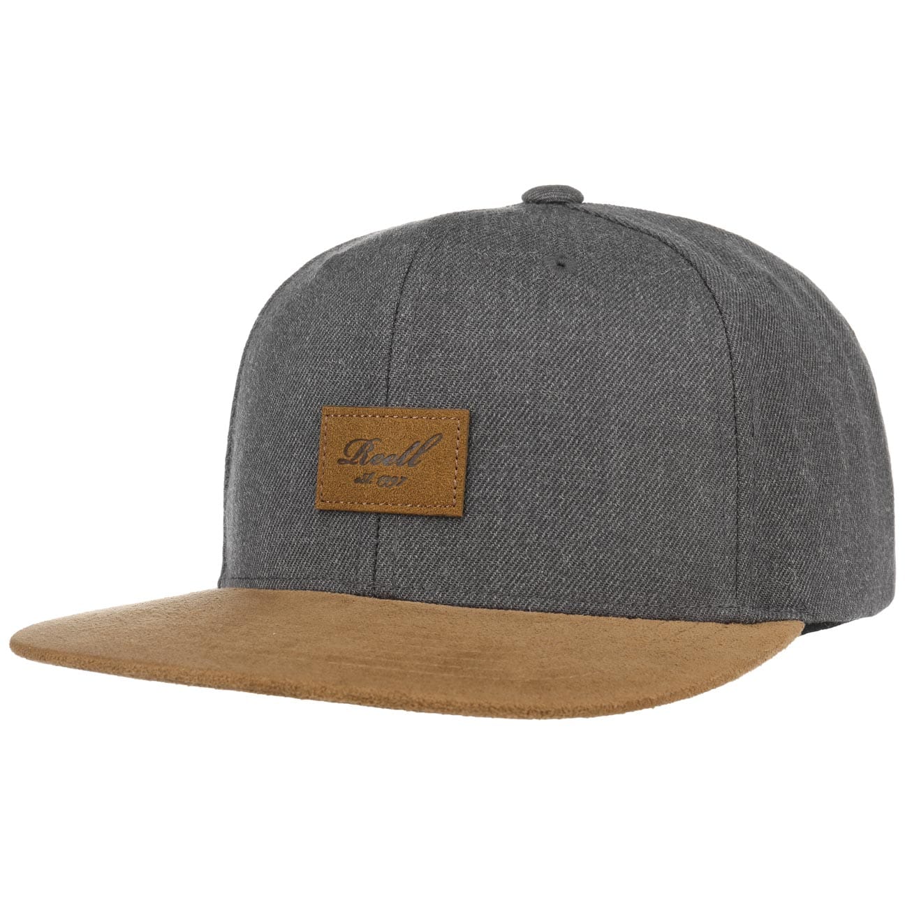 Suede 6 Panel Snapback Cap by Reell von Reell