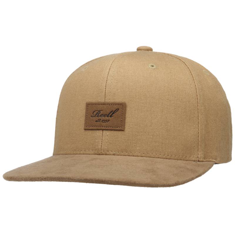 Suede 6 Panel Snapback Cap by Reell von Reell