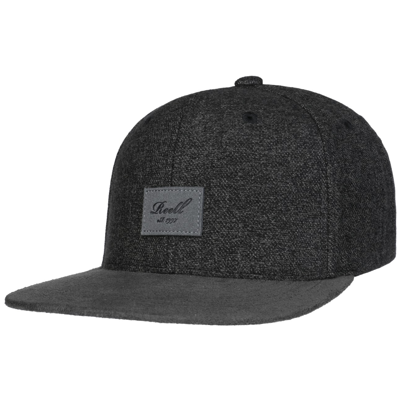 Suede 6 Panel Snapback Cap by Reell von Reell