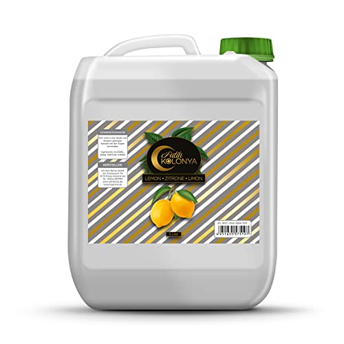 Fatih Kolonya Zitrone 80° Türkisches Duftwasser Kolonyasi Lemon Handwasser 5000ml von REFILL