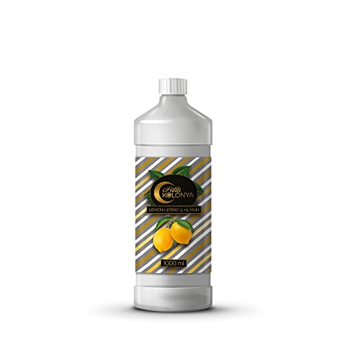 Fatih Kolonya Zitrone 80° Türkisches Duftwasser Kolonyasi Lemon Handwasser 1000ml von REFILL