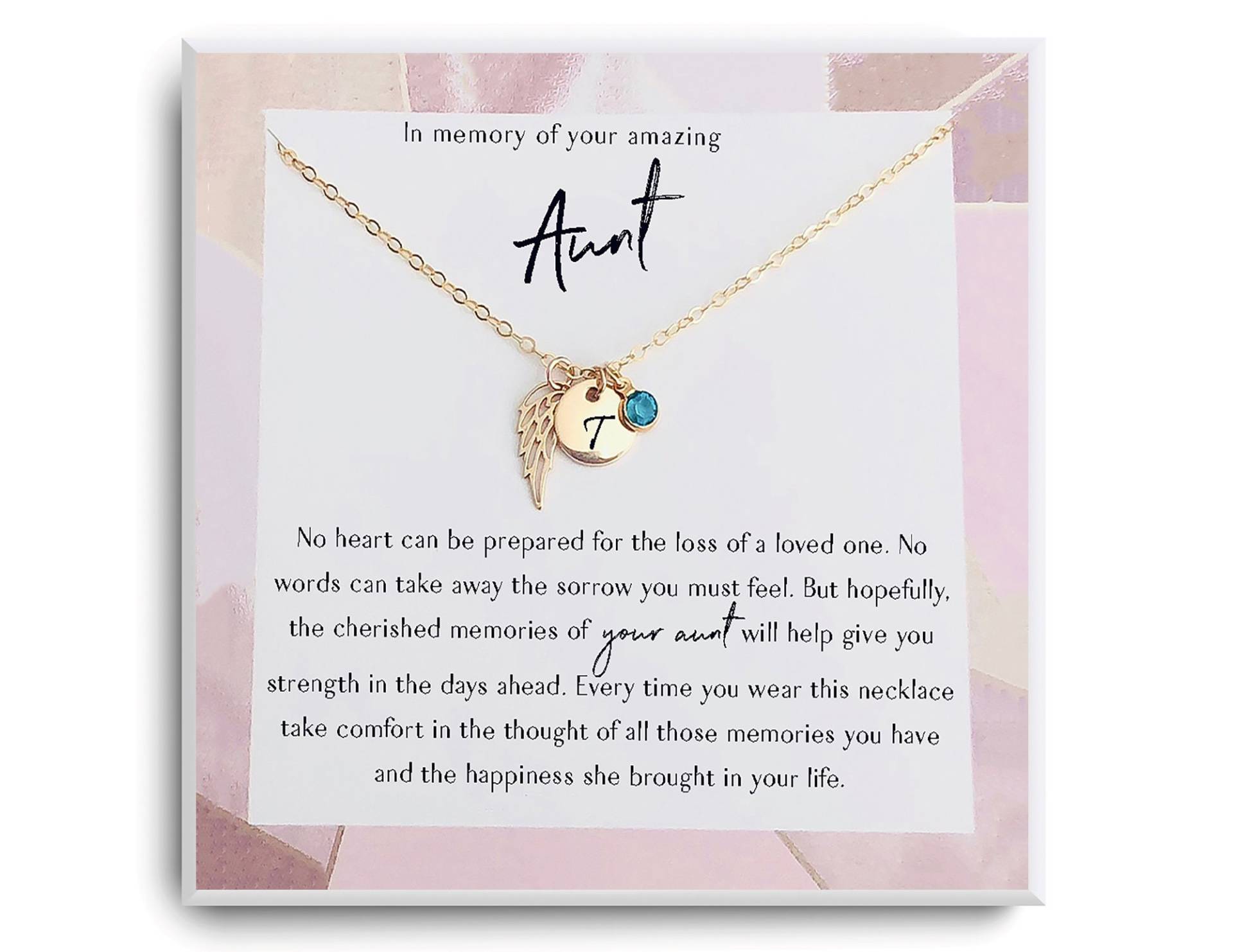 Verlust Von Tante Geschenk - in Erinnerung An Meine Halskette Entschuldigung Für Ihren Sympathie Verlust Von Tante Geschenk - in Erinnerung An Meine Halskette Entschuldigung Für Ihren Sympathie von ReflectionOfMemories