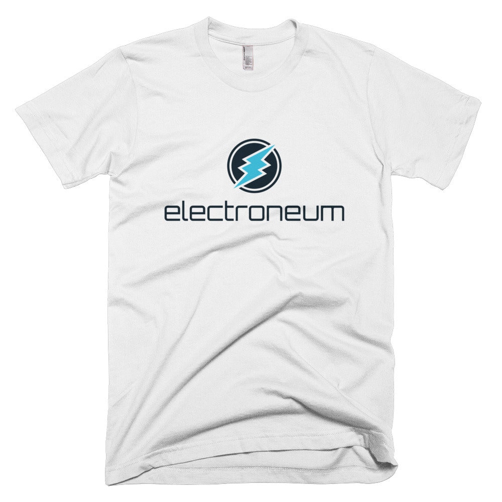 Electroneum Herren Kurzarm T-Shirt, Hergestellt in Den Usa von ReflektCo