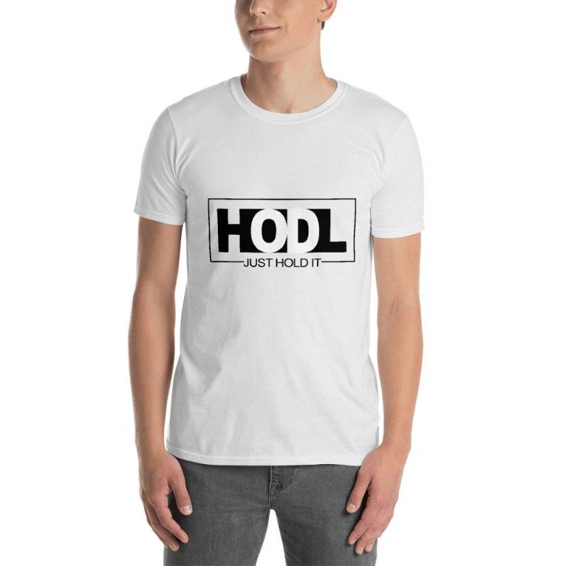 Herren Hodl "Just Hold It" Crypto T-Shirt von ReflektCo