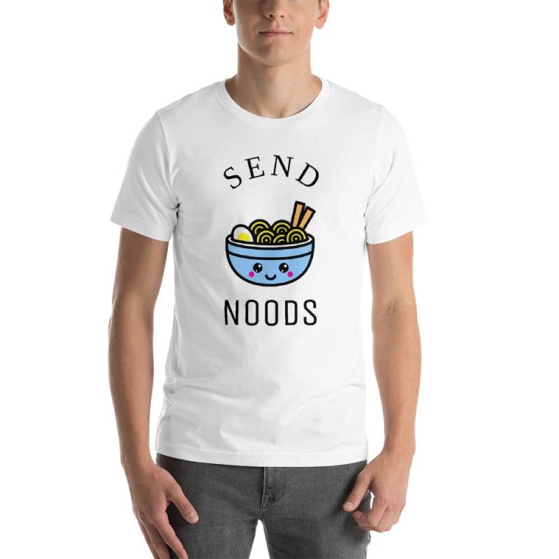 Herren Senden Noods | Nudeln Kurzarm T-Shirt von ReflektCo