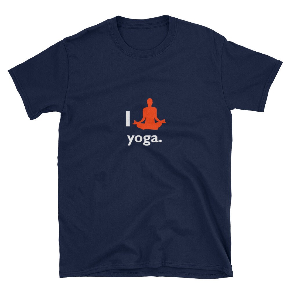 Ich | Liebe Yoga Kurzarm Unisex T-Shirt von ReflektCo