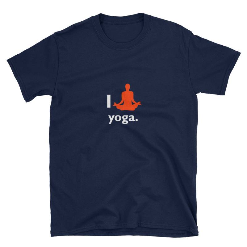 Ich | Liebe Yoga Kurzarm Unisex T-Shirt von ReflektCo